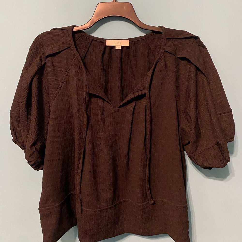 LOFT Women's Elegant Black Blouse
